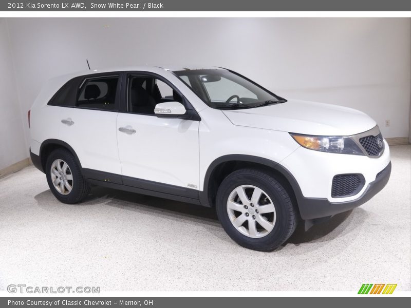 Snow White Pearl / Black 2012 Kia Sorento LX AWD