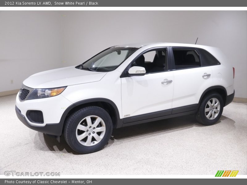 Snow White Pearl / Black 2012 Kia Sorento LX AWD