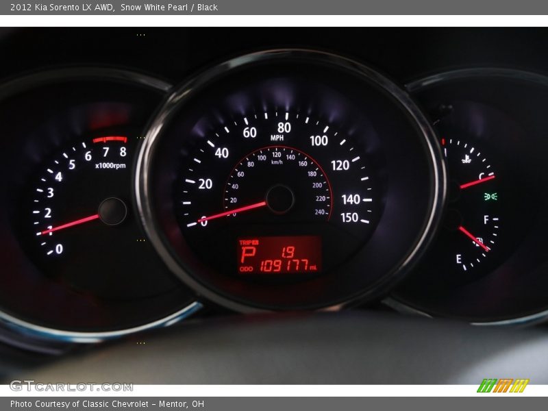 Snow White Pearl / Black 2012 Kia Sorento LX AWD