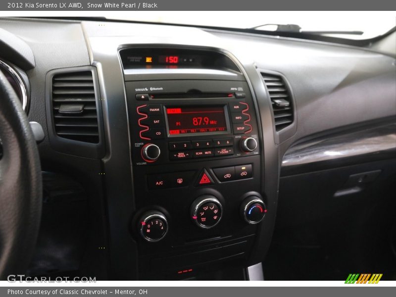 Snow White Pearl / Black 2012 Kia Sorento LX AWD