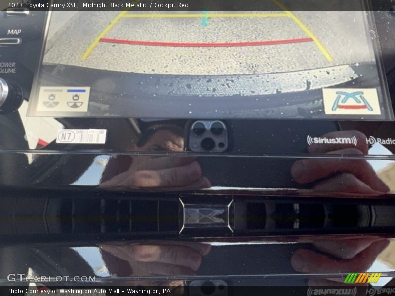 Midnight Black Metallic / Cockpit Red 2023 Toyota Camry XSE