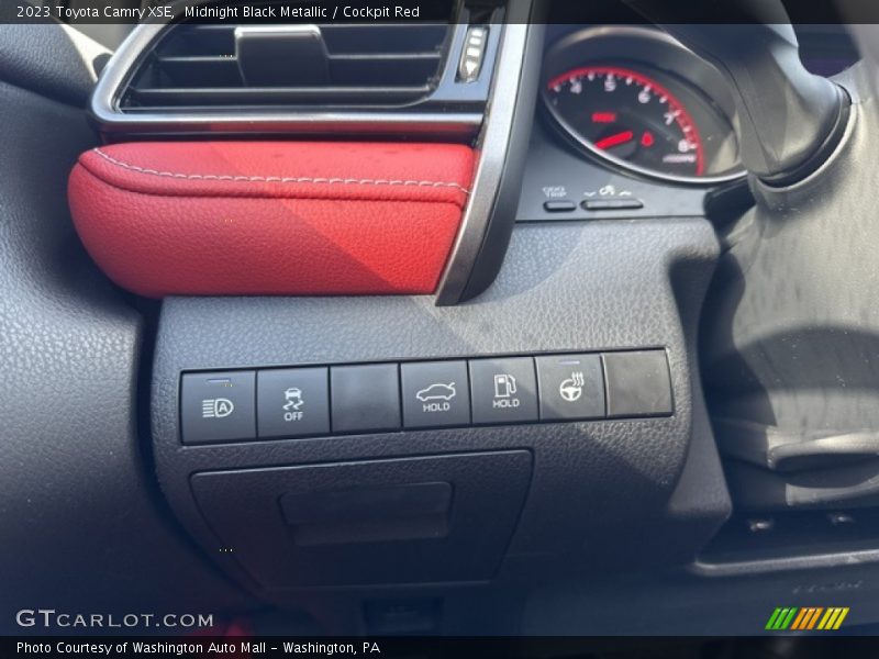Midnight Black Metallic / Cockpit Red 2023 Toyota Camry XSE