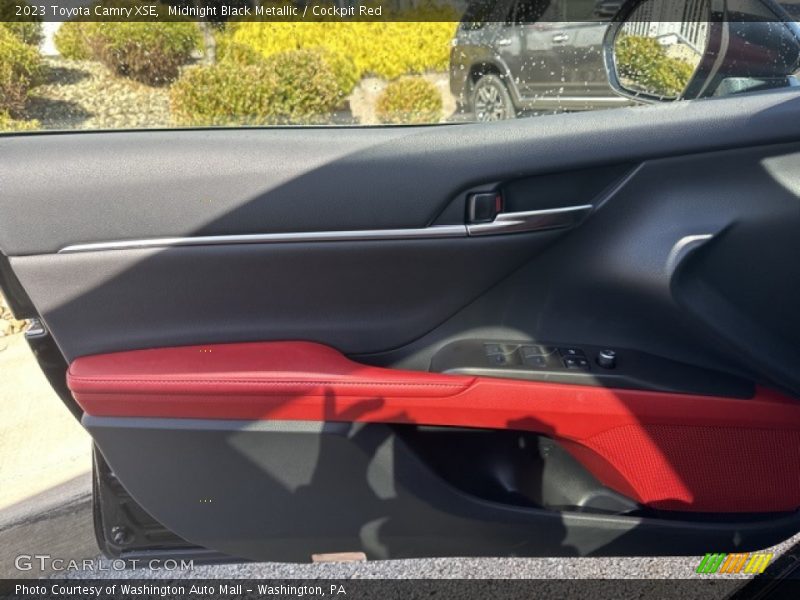 Midnight Black Metallic / Cockpit Red 2023 Toyota Camry XSE