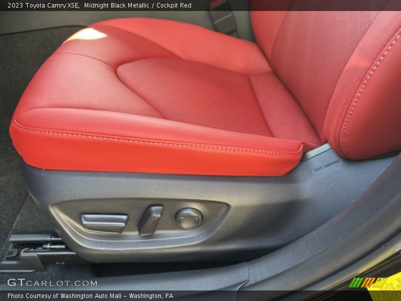 Midnight Black Metallic / Cockpit Red 2023 Toyota Camry XSE