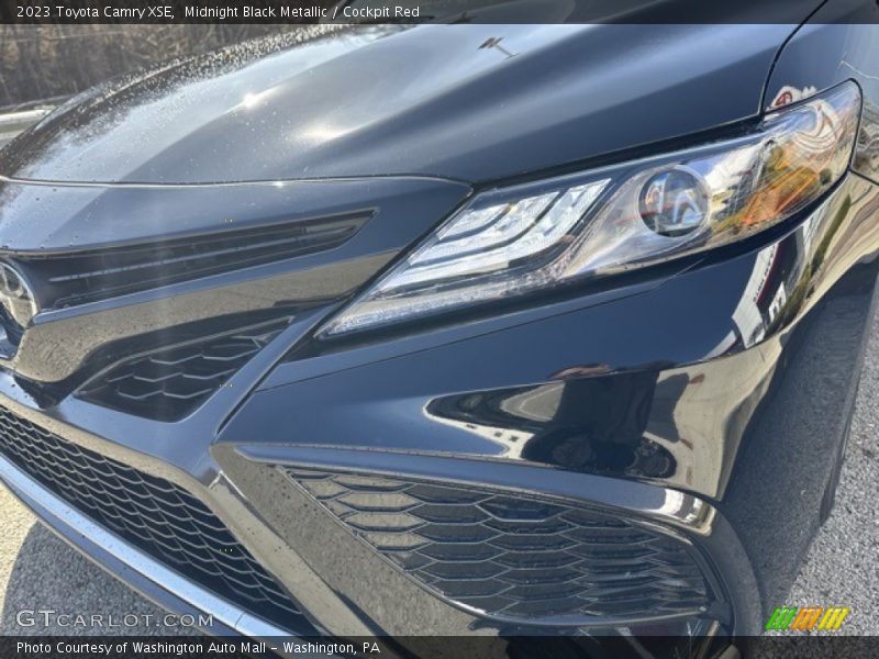 Midnight Black Metallic / Cockpit Red 2023 Toyota Camry XSE