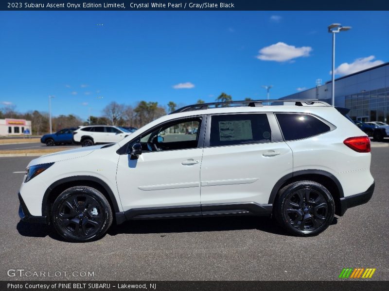 Crystal White Pearl / Gray/Slate Black 2023 Subaru Ascent Onyx Edition Limited