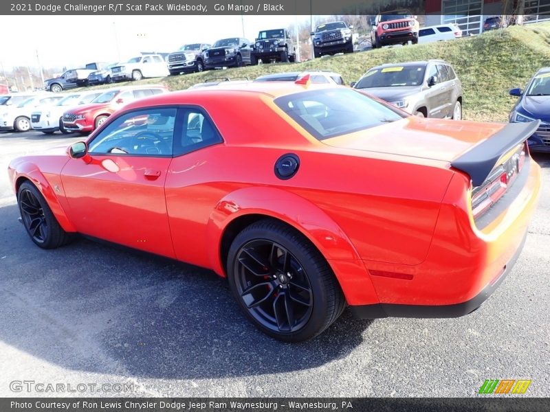Go Mango / Black 2021 Dodge Challenger R/T Scat Pack Widebody