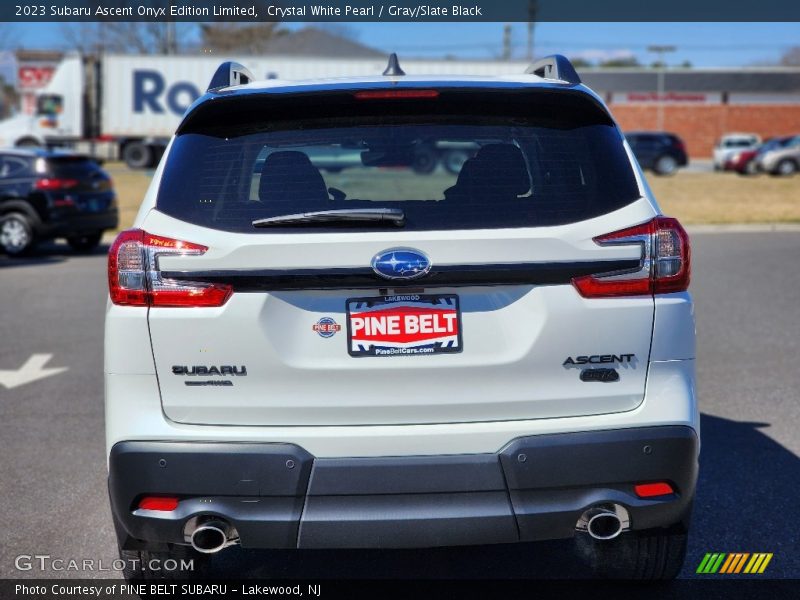 Crystal White Pearl / Gray/Slate Black 2023 Subaru Ascent Onyx Edition Limited