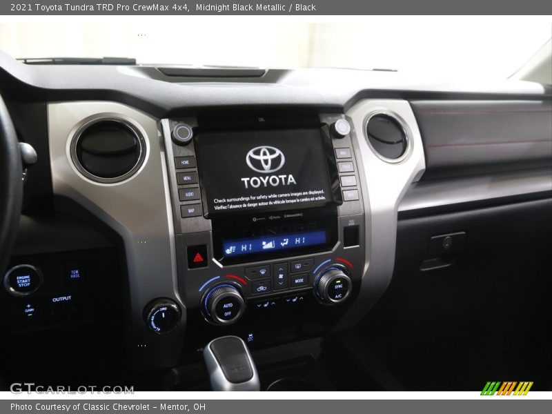 Controls of 2021 Tundra TRD Pro CrewMax 4x4