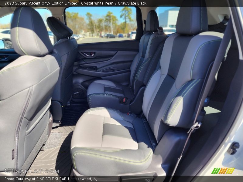 Crystal White Pearl / Gray/Slate Black 2023 Subaru Ascent Onyx Edition Limited