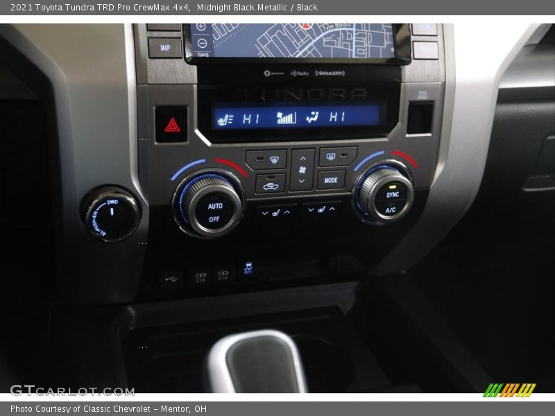Controls of 2021 Tundra TRD Pro CrewMax 4x4