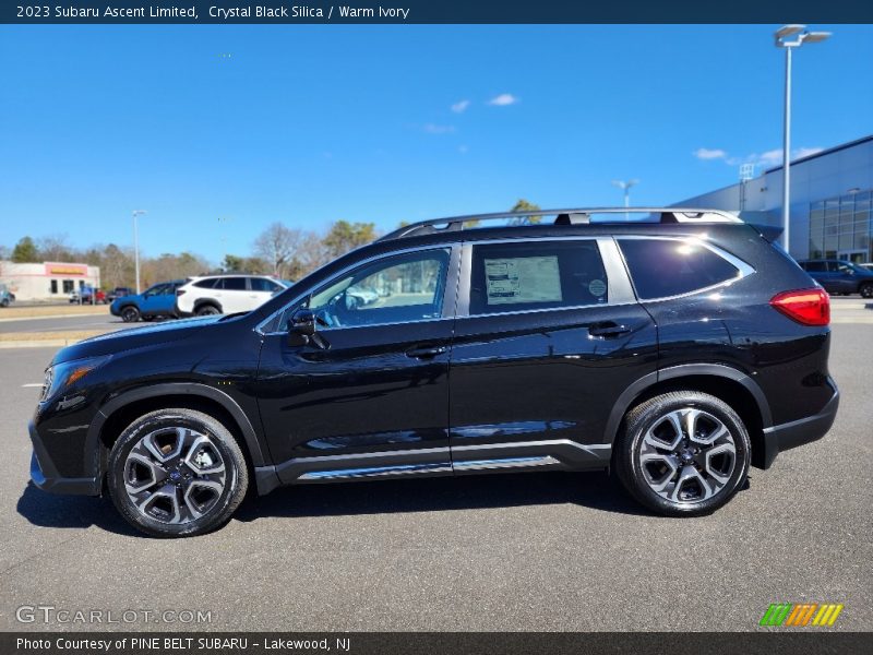Crystal Black Silica / Warm Ivory 2023 Subaru Ascent Limited