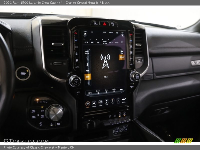 Granite Crystal Metallic / Black 2021 Ram 1500 Laramie Crew Cab 4x4