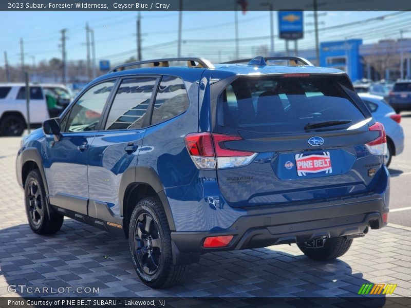 Geyser Blue / Gray 2023 Subaru Forester Wilderness