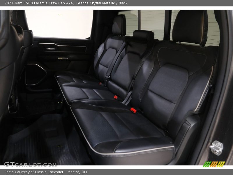 Granite Crystal Metallic / Black 2021 Ram 1500 Laramie Crew Cab 4x4
