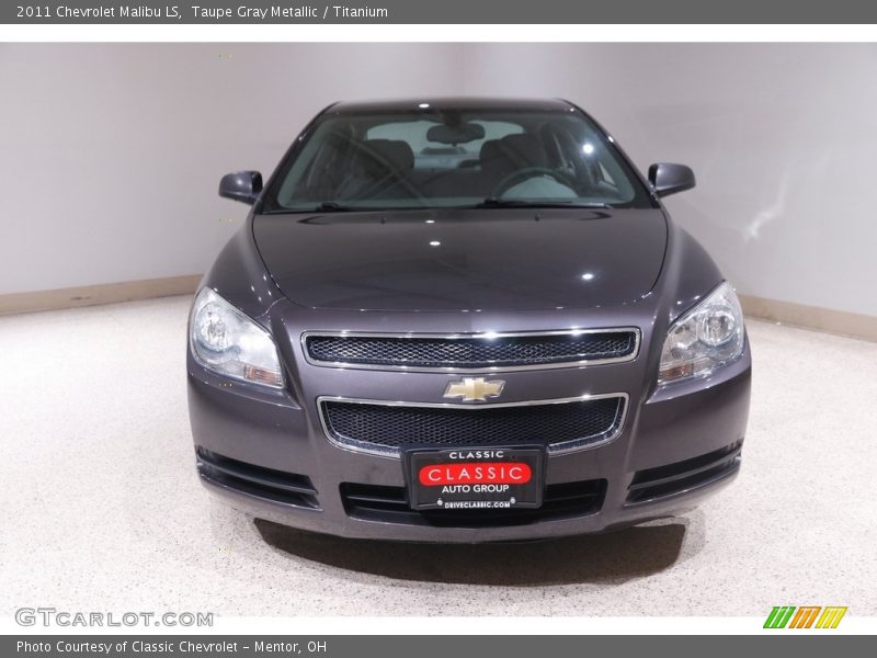 Taupe Gray Metallic / Titanium 2011 Chevrolet Malibu LS