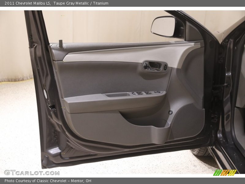 Taupe Gray Metallic / Titanium 2011 Chevrolet Malibu LS