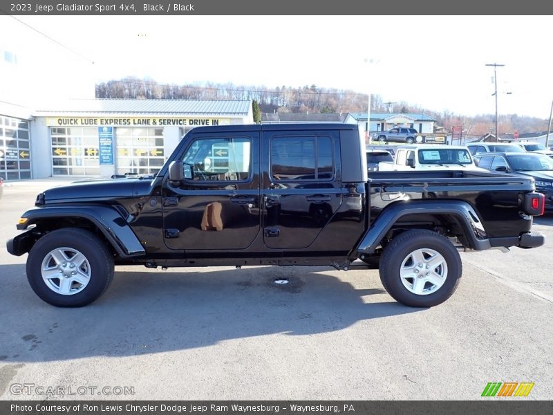 Black / Black 2023 Jeep Gladiator Sport 4x4