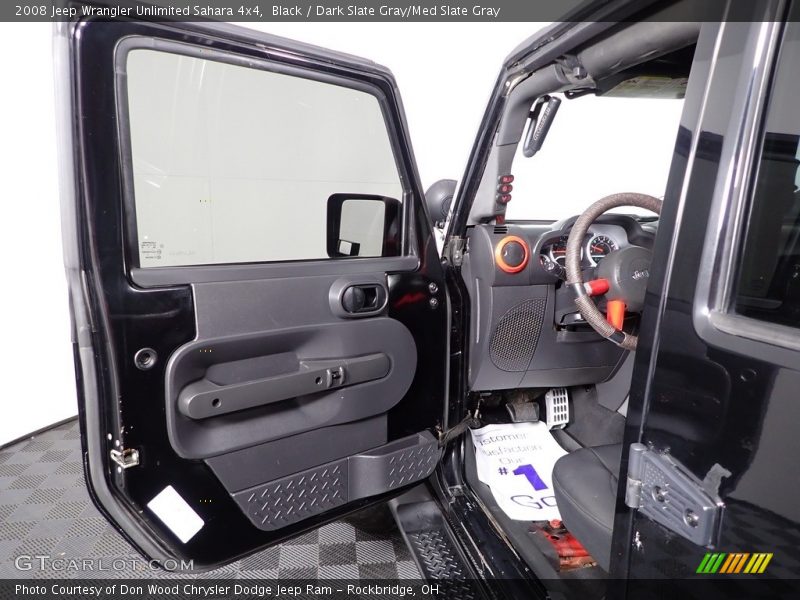 Black / Dark Slate Gray/Med Slate Gray 2008 Jeep Wrangler Unlimited Sahara 4x4