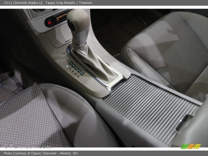 Taupe Gray Metallic / Titanium 2011 Chevrolet Malibu LS