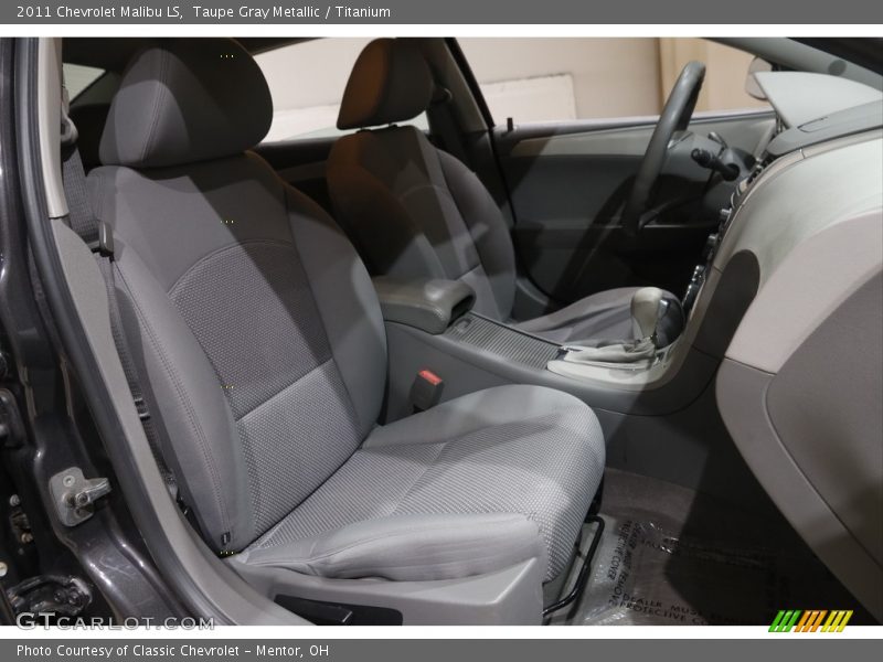 Taupe Gray Metallic / Titanium 2011 Chevrolet Malibu LS