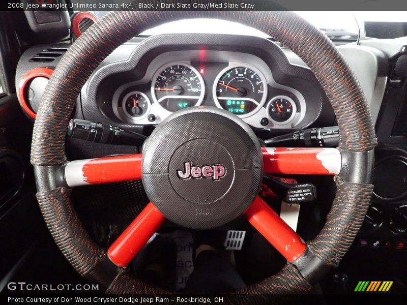 Black / Dark Slate Gray/Med Slate Gray 2008 Jeep Wrangler Unlimited Sahara 4x4
