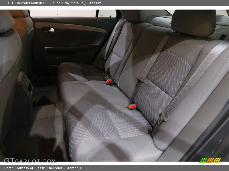 Taupe Gray Metallic / Titanium 2011 Chevrolet Malibu LS
