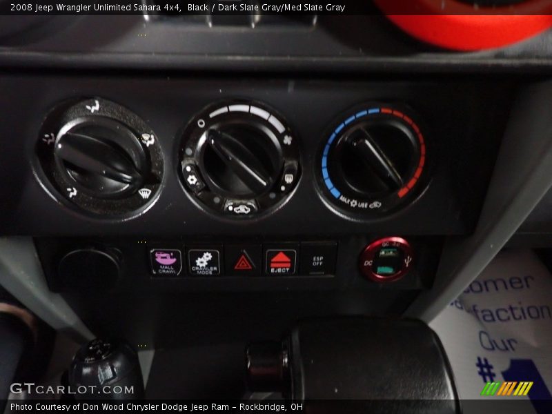 Black / Dark Slate Gray/Med Slate Gray 2008 Jeep Wrangler Unlimited Sahara 4x4
