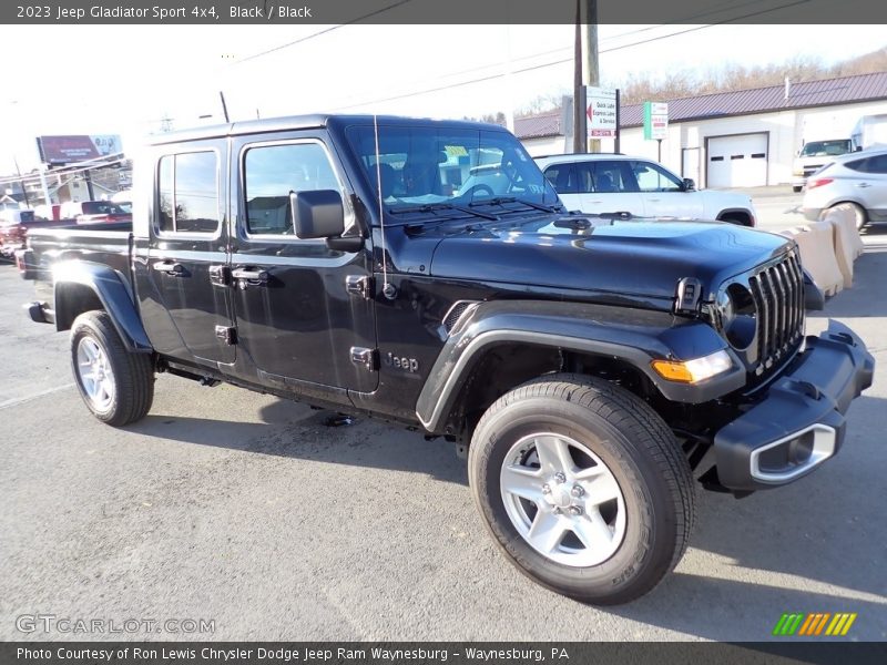 Black / Black 2023 Jeep Gladiator Sport 4x4