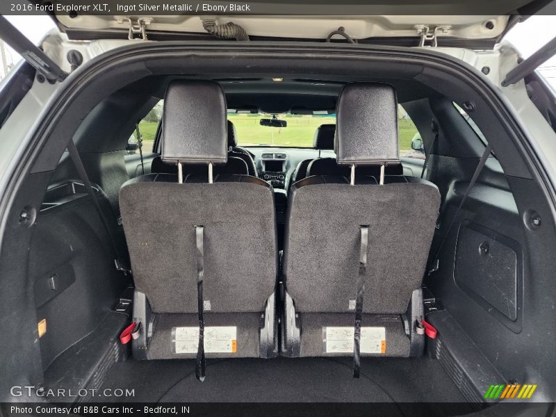 Ingot Silver Metallic / Ebony Black 2016 Ford Explorer XLT