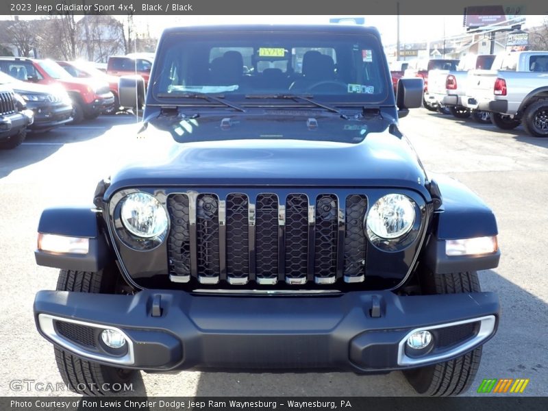 Black / Black 2023 Jeep Gladiator Sport 4x4
