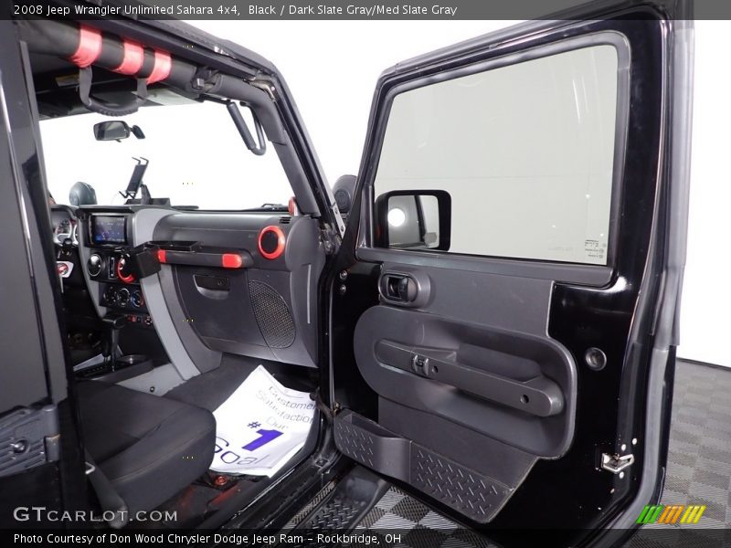 Black / Dark Slate Gray/Med Slate Gray 2008 Jeep Wrangler Unlimited Sahara 4x4