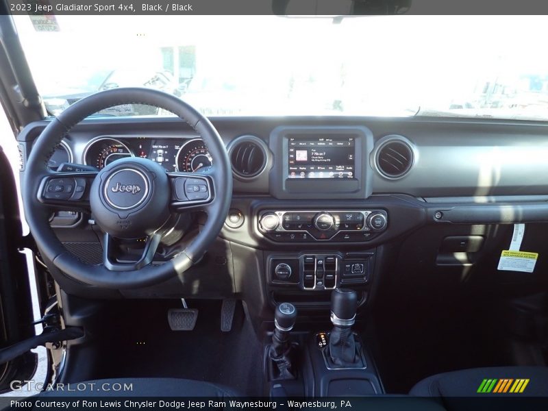 Black / Black 2023 Jeep Gladiator Sport 4x4
