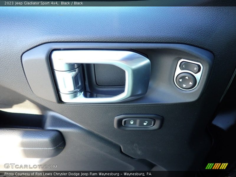 Black / Black 2023 Jeep Gladiator Sport 4x4