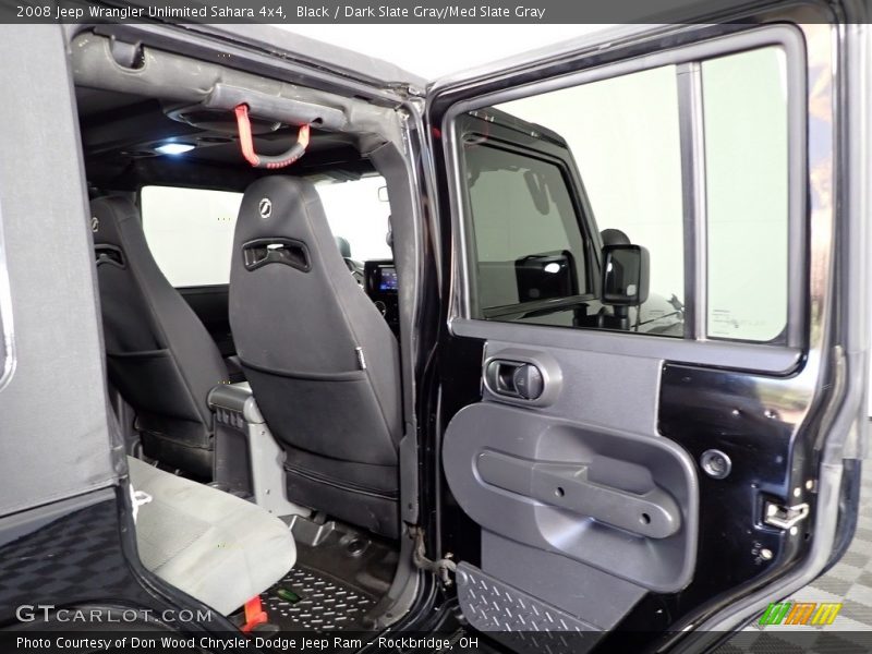 Black / Dark Slate Gray/Med Slate Gray 2008 Jeep Wrangler Unlimited Sahara 4x4