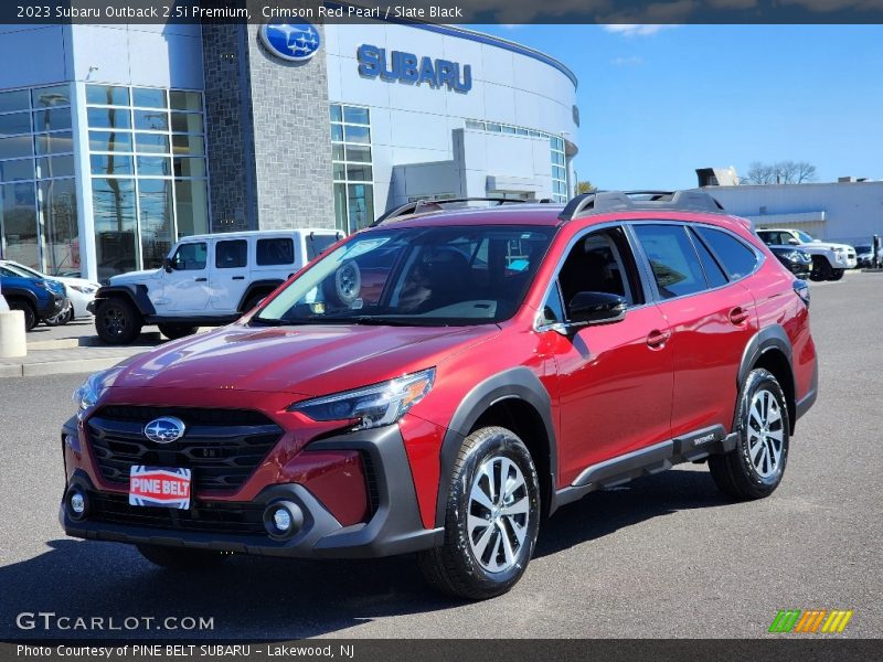 Crimson Red Pearl / Slate Black 2023 Subaru Outback 2.5i Premium