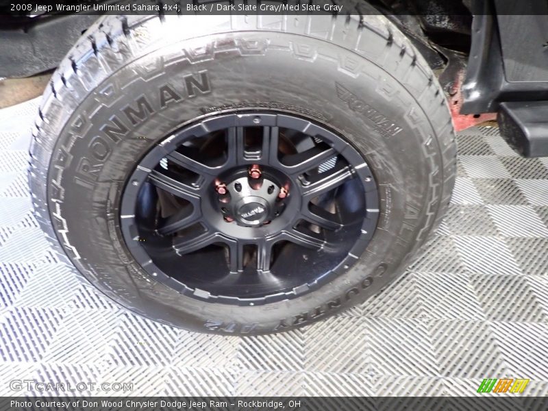 Black / Dark Slate Gray/Med Slate Gray 2008 Jeep Wrangler Unlimited Sahara 4x4