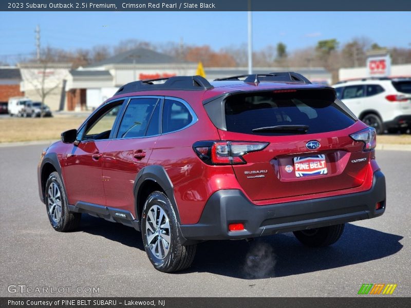 Crimson Red Pearl / Slate Black 2023 Subaru Outback 2.5i Premium