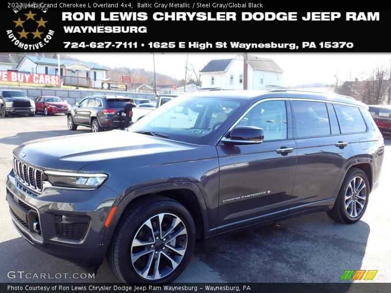 Baltic Gray Metallic / Steel Gray/Global Black 2023 Jeep Grand Cherokee L Overland 4x4