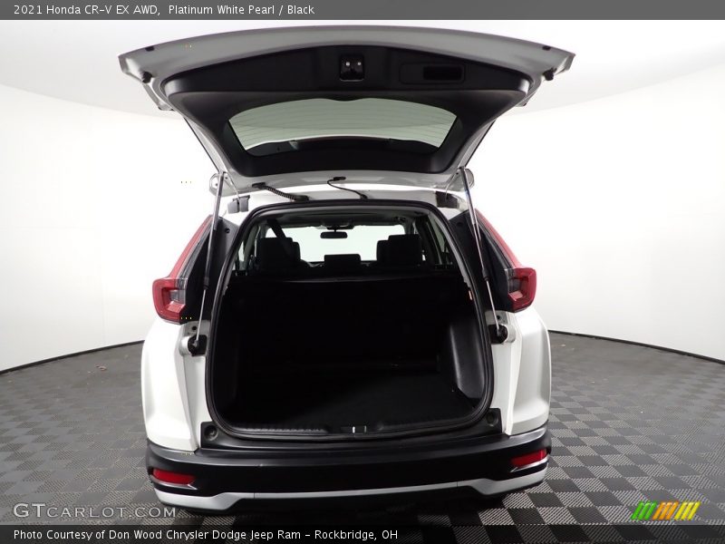 Platinum White Pearl / Black 2021 Honda CR-V EX AWD