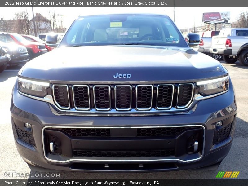 Baltic Gray Metallic / Steel Gray/Global Black 2023 Jeep Grand Cherokee L Overland 4x4