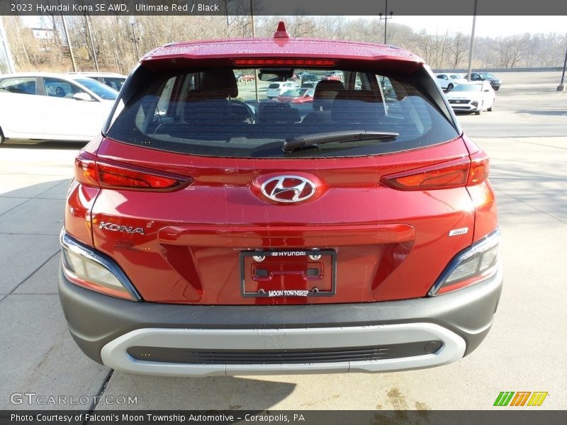 Ultimate Red / Black 2023 Hyundai Kona SE AWD