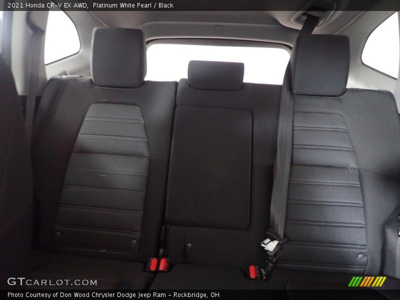Platinum White Pearl / Black 2021 Honda CR-V EX AWD