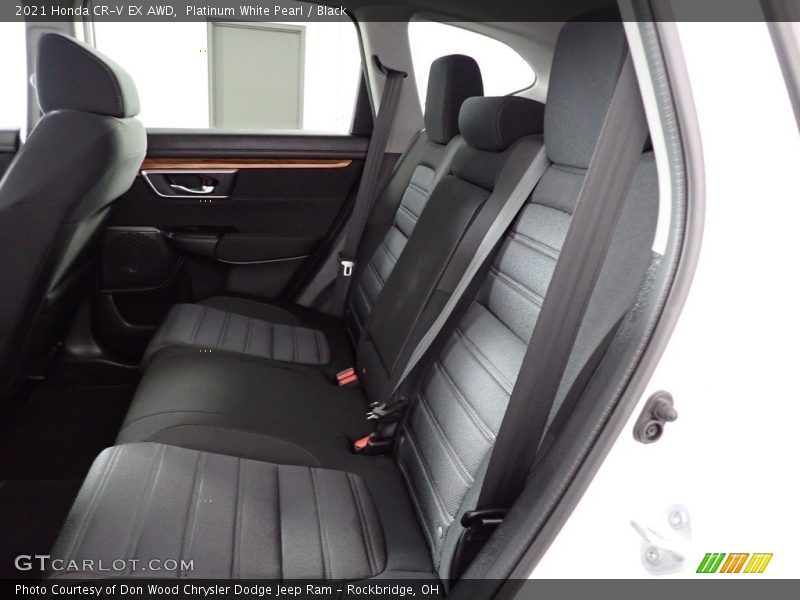 Platinum White Pearl / Black 2021 Honda CR-V EX AWD