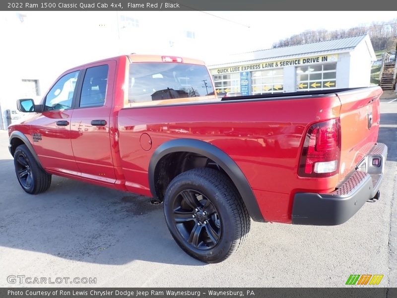 Flame Red / Black 2022 Ram 1500 Classic Quad Cab 4x4