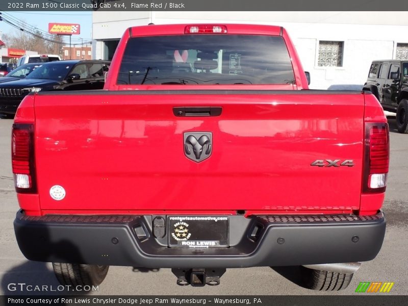 Flame Red / Black 2022 Ram 1500 Classic Quad Cab 4x4