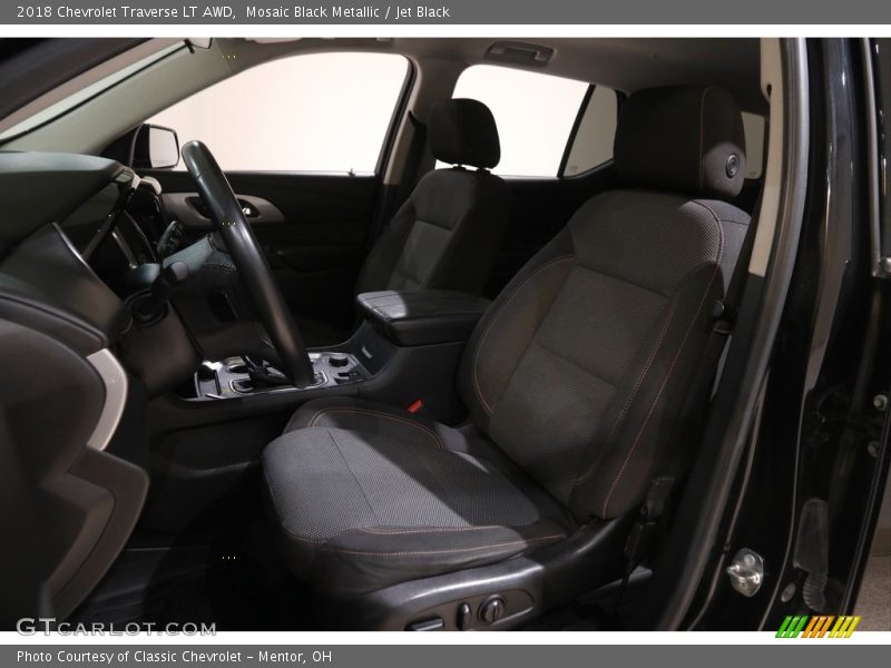 Mosaic Black Metallic / Jet Black 2018 Chevrolet Traverse LT AWD