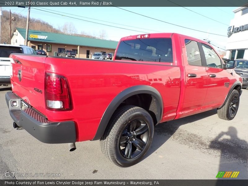Flame Red / Black 2022 Ram 1500 Classic Quad Cab 4x4