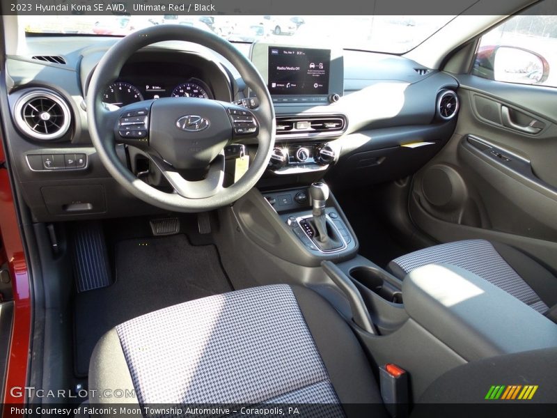 Ultimate Red / Black 2023 Hyundai Kona SE AWD