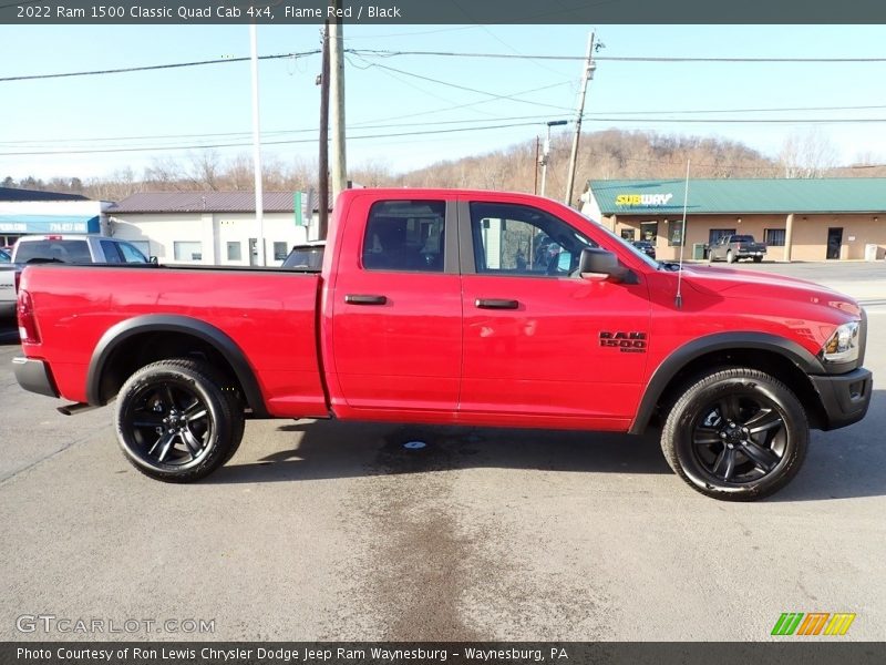 Flame Red / Black 2022 Ram 1500 Classic Quad Cab 4x4